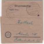 All.Bes. - Altena (Westf.) 23.8.47, Gebühr bezahlt PA Altena, Sonderform