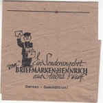 All.Bes. - Altena (Westf.) 23.8.47, Gebühr bezahlt PA Altena, Sonderform