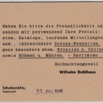 All.Bes. - Schmalkalden 30.7.46, Gebühr bezahlt, Ra2 a. Drucksachenkarte n.