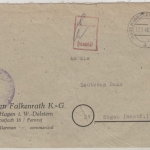All.Bes. - Hagen (Westf.)-Delstern, ...Rpf bezahlt, Ra2 a. Ortsbrief 10.1.46