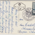 Österreich - 2 S. Staatsvertrag, ERSTTAGS-Karte i.d. SCHWEIZ, ESST Wien 15.5.55