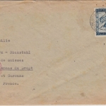 Österreich - 50 Gr. Landschaften, Zensurbrief n. FRANKREICH, Feldkirch 1.3.46