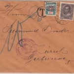 Österreich - Mödling 1916, Zensurbrief i.d.SCHWEIZ, 10 Rp. Portomarke