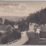 Österreich - Haibach 1921, sw-Ortsansicht, gelaufen, Oberösterreich