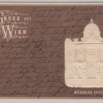 Österreich - Wien, Michaeler Burgthor, Prägekarte, beschrieben, ca. 1900