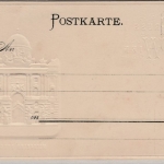Österreich - Wien, Michaeler Burgthor, Prägekarte, beschrieben, ca. 1900