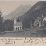 Italien - Bad Maistatt b. Niederdorf (Pusterthal), sw-AK, gelaufen 1900 Südtirol