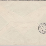 Saargebiet - 2x1 Fr. + 50 C. Landschaften, EilBrief Neunkirchen - München 1928