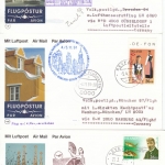 Island - Zuleitungspost LH-Erst-/Sonderflüge 1991, 16 versch. Karten - selten !