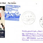 Island - Zuleitungspost LH-Erst-/Sonderflüge 1991, 16 versch. Karten - selten !