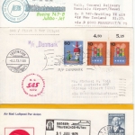 Europa - Schiffspost/Zuleitungspost z. Erst-/Sonderflügen ex1956/1989, 41 Belege
