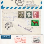 Europa - Schiffspost/Zuleitungspost z. Erst-/Sonderflügen ex1956/1989, 41 Belege