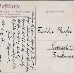 Hamburg - Petersen-Hafen, Farb-AK n. Kronach 1907 (Abs. SS Dortmund HAL)