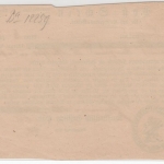 Thurn & Taxis - Hofgeismar 1865, Postschein f. Fahrpostsendung n. Cassel