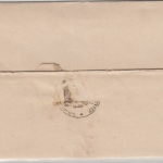 Preussen - Schönelinde (1847), handschr. Aufgabe, Brief n. Potsdam, mit Inhalt