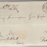 Preussen - Wrietzen (1833), kl. K1 a. Paketbegleitbrief n. Dahlwitz, mit Inhalt