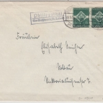 DR - Philippsthal ü. Großbeeren (Kr. Teltow), Landpost-Ra2 a. Brief 1935 n.