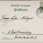 DR - Deetz (Havel) 1903, K1 a. Karte n. Charlottenburg
