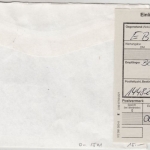 BRD - 450 Pfg. ATM Sanssouci, Einschreibebrief Derwitz/Werder (Havel) 1993 n.
