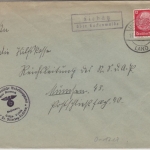 DR - Liebätz ü. Luckenwalde, Landpost-Ra2 a. brief n. München 1936