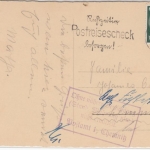 DR - Chemnitz 1934, "Ohne nähere Bezeichnung...", Retour-Ra4 a. Karte v. Leipzig