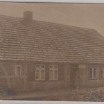 Meckl.-Vorpommern - Waren, "Flaschenbier-Handlung Eichelberg" priv. sw-Fotokarte