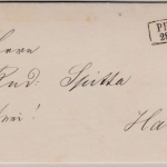 DR - 1 Gr. gr. Brustschild, Brief Ra2 Perleberg - Havelberg 26.1.1875 (!)