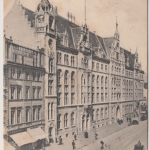 Sachsen-Anhalt - Magdeburg Hauptpostamt, sw-AK, gtelaufen 1903