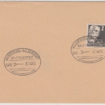 DDR - Magdeburg - Halberstadt Kraftkurspost Fahrt 2, Blankoabschläge/Karte 1952