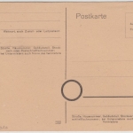 DDR - Magdeburg - Halberstadt Kraftkurspost Fahrt 2, Blankoabschläge/Karte 1952
