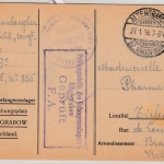 DR - Altengrabow 1916, Kriegsgefangenenkarte n. BELGIEN, Lagerzensur