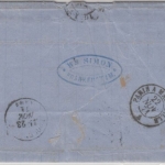 NDP - Frankfurt a.M. 1871, Franco-Stpl. a. Brief n. FRANKREICH, mit Inhalt