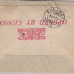 Indien - Zensurbrief n. Emenda/SCHWEIZ, Zensur Bombay 1917