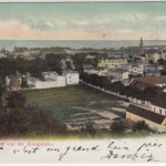 Pommern - Zoppot v.d. Königshöhe, Farb-AK, gelaufen innerh. d. Schweiz 1907