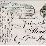 Pommern - Zoppot v.d. Königshöhe, Farb-AK, gelaufen innerh. d. Schweiz 1907