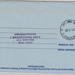 Tuvalu - 30 C. GA-Aerogramme, SST Funafuti/Essen, Zuleitung 1st-Flight 1992