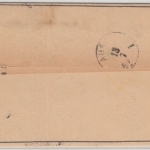 DR - Güsten in Anhalt 1875, Ra3 a. Post-Behändigungsschein v. Staßfurt