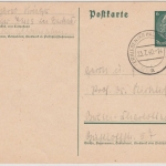 DR - Erxleben (Kr. Haldensleben) 1940, Tagesstpl. a. GA-Karte (Zeltlager !) n.