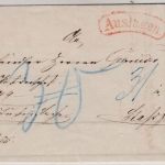 Preussen - Calbe a.S. 1865, K2 a. Auslagen-Dienstbrief n. Staßfurt, mit Inhalt