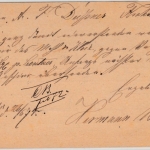 DR - Calbe a.S. 1874, K2 a. 1/2 Gr. Brustschild GA-Karte n. Frohse