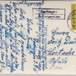 DDR - Bertingen Kr. Tangerhütte, Landpost-Ra2 a. Karte n. Loitsche 1961