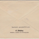 All.Bes. - Stendal 17.12.45, Gebühr bezahlt, Ra2 a. Einschreibebrief (2.Gew.st.)