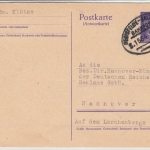 DR - Oebisfelde - Salzwedel ^Bahnpost Zug 1564, 6 Pfg. AH-GA-Karte/A-Teil 1943