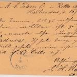 DR - Halberstadt 16.1.75, kl. K1 a. 1/2 Gr. Brustschild GA-Karte n. Rothe Mühle