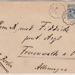 Monaco/Frankreich - 25 C. Albert, Brief, Bahnpost Nice - Vintimille 1905 n.