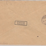 DR - 2x2 M. Germania, Einschreibebrief Tharandt - Dresden 1922, ohne Inhalt