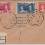 Niue - Coronation George/Elisabeth, Satz a. Einschreibebrief/FDC 13.5.37 n.