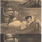 Erotik - Serie "Nana", 6 sw-Fotokarten (Verlag AP, Essen), ungelaufen ca. 1910