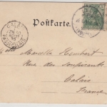 Sachsen - Plauen, Stadttheater, sw-Relief-AK, gelaufen 1900