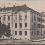 Ukraine/Polen - Sokal, Seminarium naucz, sw-AK gelaufen/Feldpost 1917